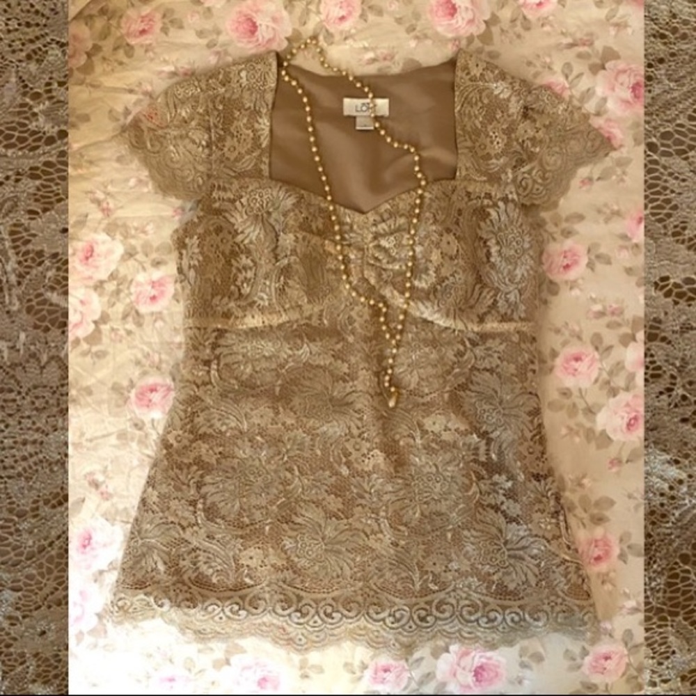Ann Taylor Loft lace blouse. Gorgeous! Size 0